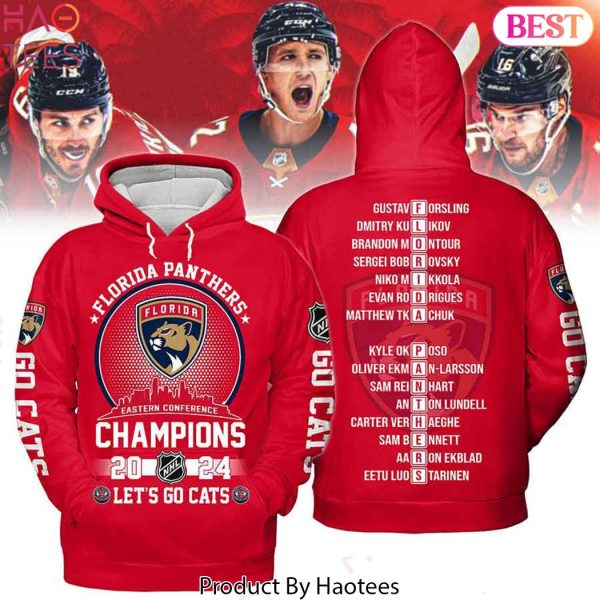 Eastern Conference Champions 2024 Florida Panthers Let Go Cats Hoodie