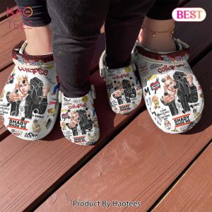 Eminem Rapper Music Crocs Crocband Clogs Shoes Comfortable For Men Women and Kids