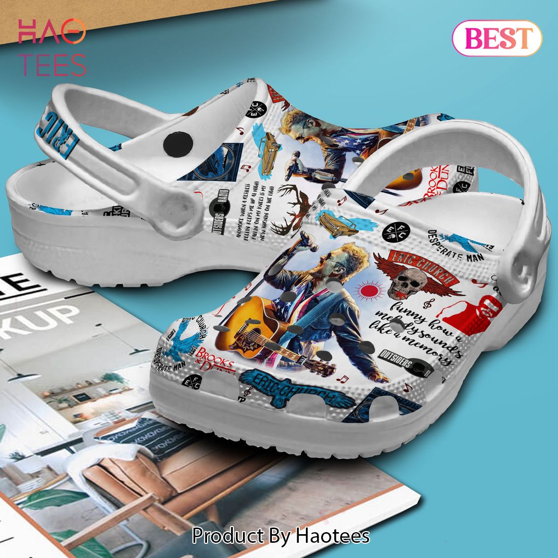 Eric Church Music Crocs Crocband Clogs Shoes Comfortable For Men Women and Kids Exclusive Eric Church Music Crocs Crocband Clogs Shoes Comfortable For Men Women and Kids Exclusive