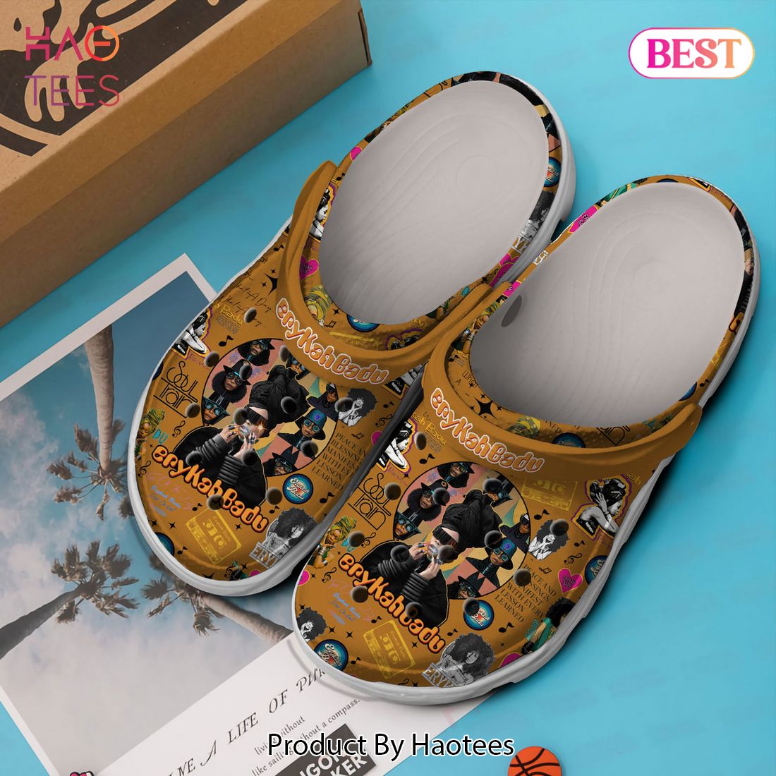 Erykah Badu Music Crocs Crocband Clogs Shoes Comfortable For Men Women and Kids Erykah Badu Music Crocs Crocband Clogs Shoes Comfortable For Men Women and Kids