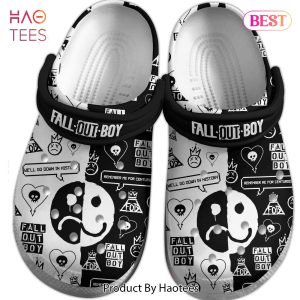 Fall Out Boy Music Crocs Crocband Clogs Shoes Comfortable For Men Women and Kids Exclusive