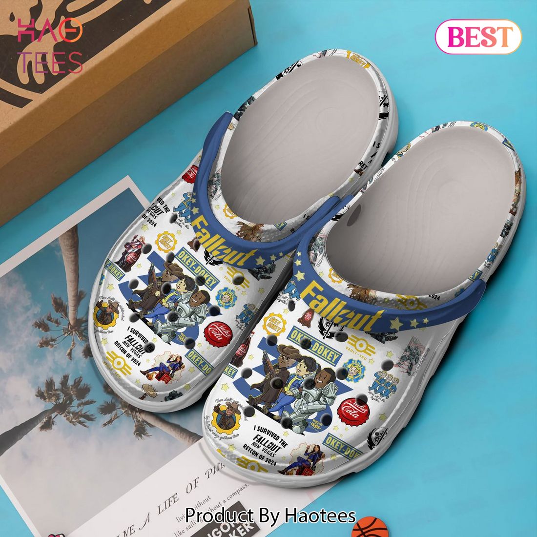 Fallout Shelter Game Crocs Crocband Clogs Shoes Comfortable For Men Women and Kids Fallout Shelter Game Crocs Crocband Clogs Shoes Comfortable For Men Women and Kids