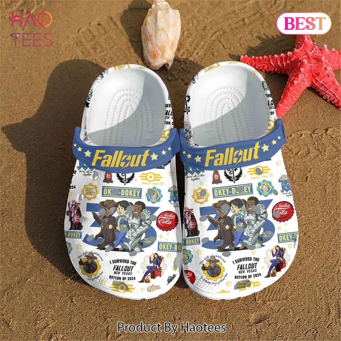 Fallout Shelter Game Crocs Crocband Clogs Shoes Comfortable For Men Women and Kids Fallout Shelter Game Crocs Crocband Clogs Shoes Comfortable For Men Women and Kids
