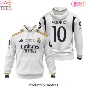 Final London 2024 Real Madrid Luka Modric Hoodie