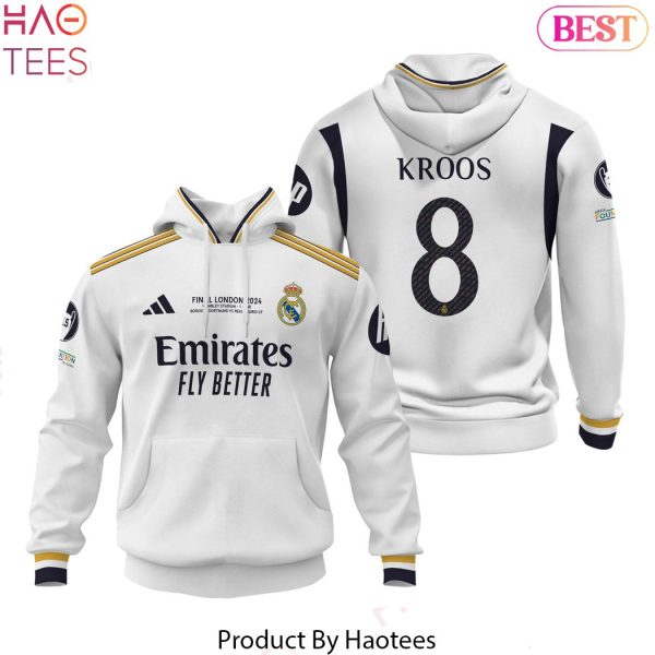 Final London 2024 Real Madrid Toni Kroos Hoodie