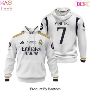 Final London 2024 Real Madrid Vinicius Junior Hoodie