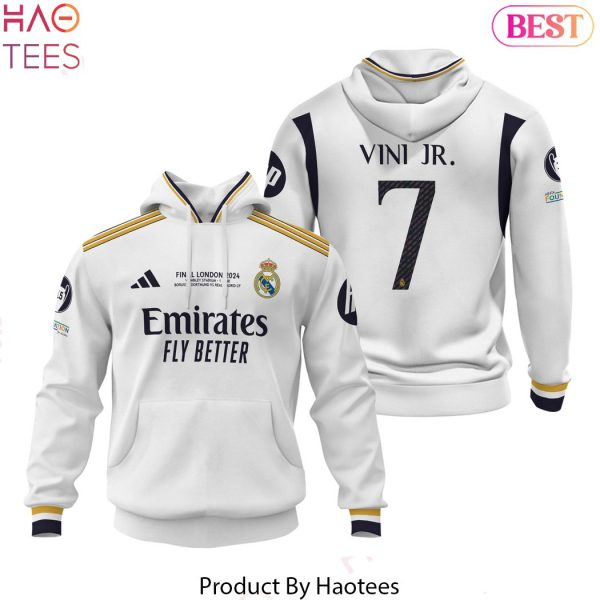Final London 2024 Real Madrid Vinicius Junior Hoodie