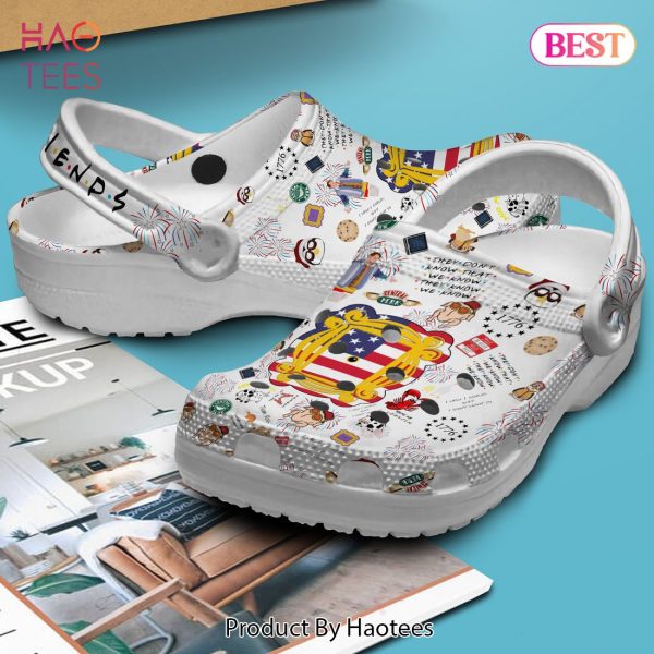 Friends TV Series Crocs Crocband Clogs Shoes Comfortable For Men Women and Kids