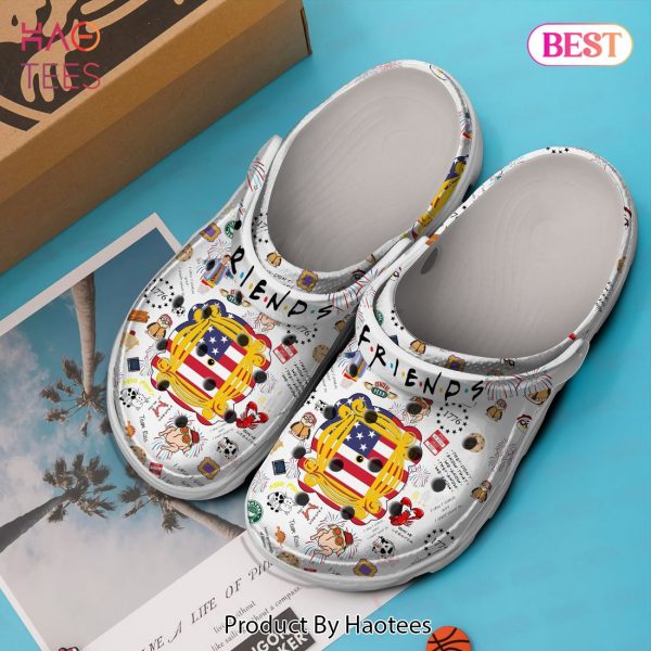 Friends TV Series Crocs Crocband Clogs Shoes Comfortable For Men Women and Kids
