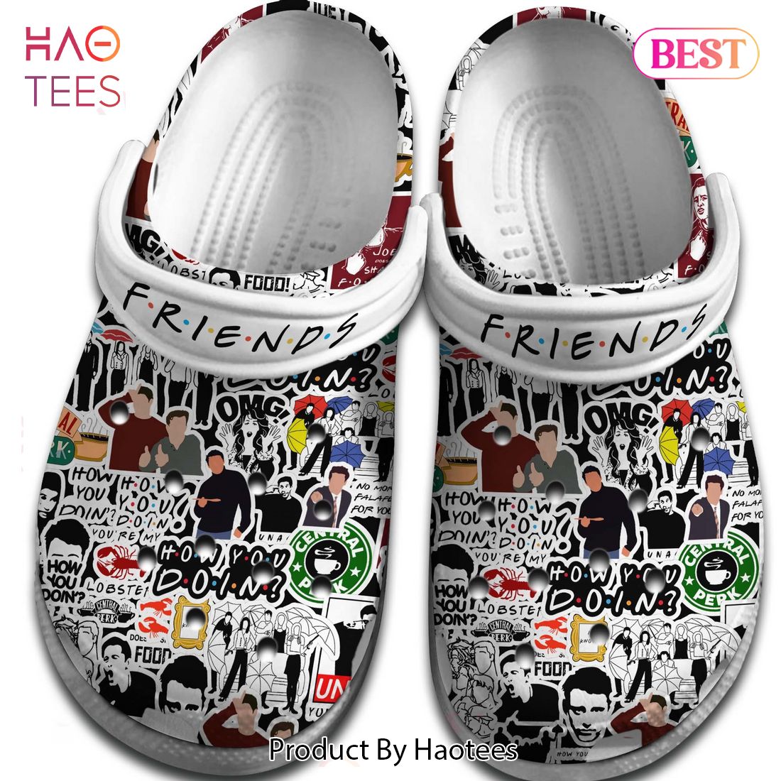 Friends TV Series Crocs Crocband Clogs Shoes Comfortable For Men Women and Kids Exclusive Friends TV Series Crocs Crocband Clogs Shoes Comfortable For Men Women and Kids Exclusive