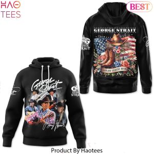 George Strait – God And Country Music Signature Design Hoodie