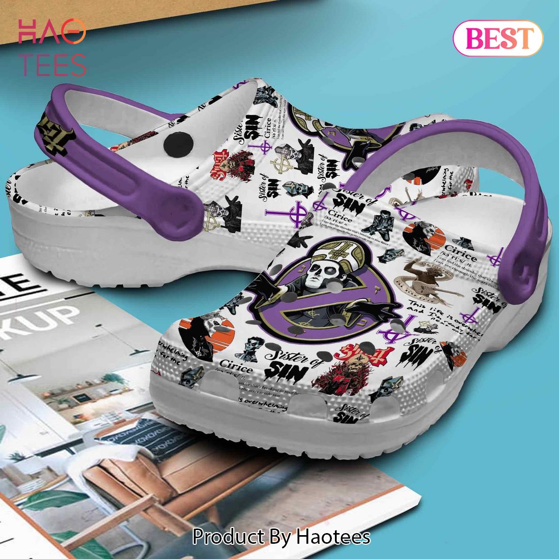 Ghost Music Crocs Crocband Clogs Shoes Comfortable For Men Women and Kids Ghost Music Crocs Crocband Clogs Shoes Comfortable For Men Women and Kids
