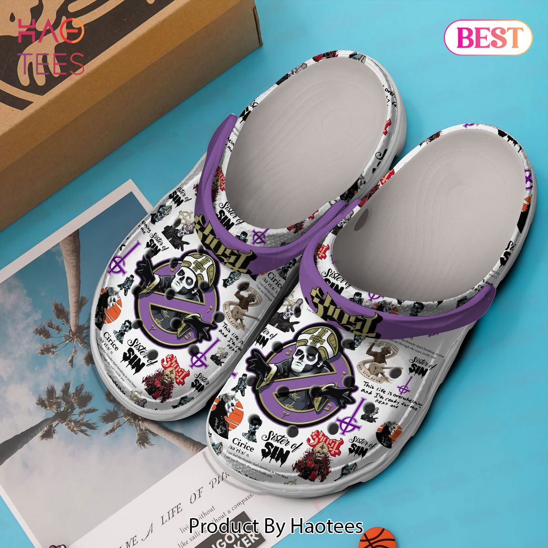 Ghost Music Crocs Crocband Clogs Shoes Comfortable For Men Women and Kids Ghost Music Crocs Crocband Clogs Shoes Comfortable For Men Women and Kids