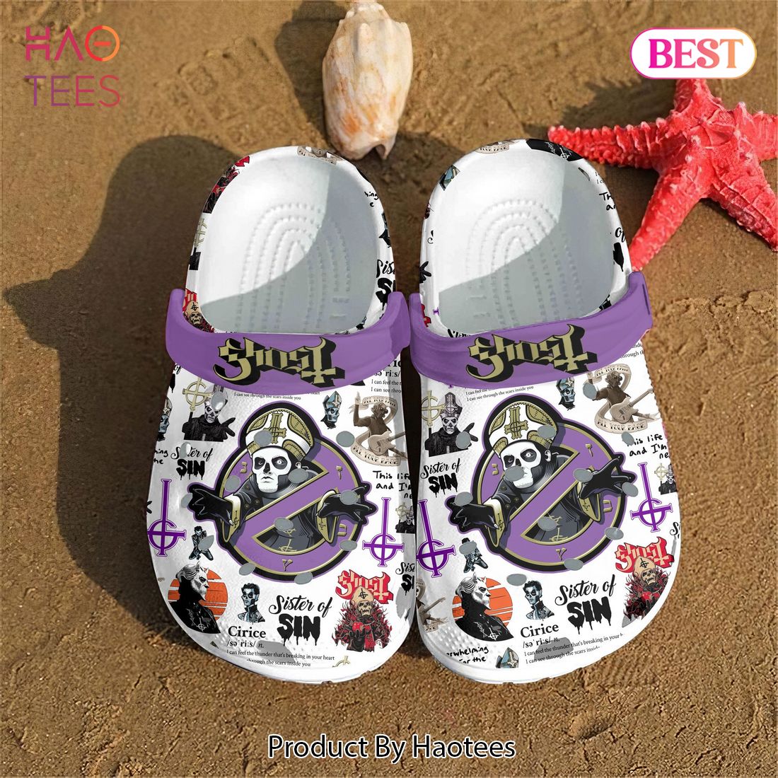 Ghost Music Crocs Crocband Clogs Shoes Comfortable For Men Women and Kids Ghost Music Crocs Crocband Clogs Shoes Comfortable For Men Women and Kids