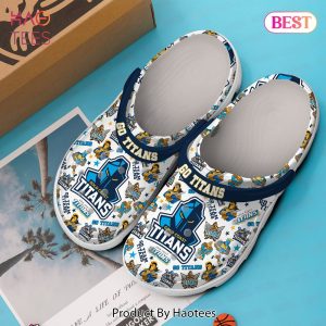 Gold Coast Titans NRL Sport Crocs Crocband Clogs Shoes Comfortable For Men Women and Kids
