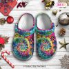 Grateful Dead Music Crocs Crocband Clogs Shoes Comfortable For Men Women and Kids Exclusive