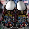 Guns N’ Roses Music Crocs Crocband Clogs Shoes Comfortable For Men Women and Kids Exclusive