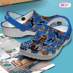 Haloween Lilo And Stitch Cartoon Crocs Crocband Clogs Shoes Comfortable For Men Women and Kids