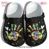 Hands Protect Heart Autism Awareness Shoes Clogs Birthday Christmas Gifts For Men Women Exclusive