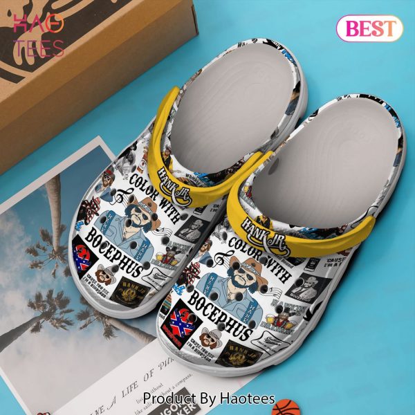 Hank Williams Jr. Music Crocs Crocband Clogs Shoes Comfortable For Men Women and Kids