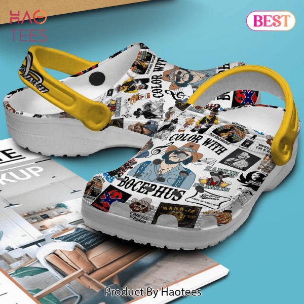 Hank Williams Jr. Music Crocs Crocband Clogs Shoes Comfortable For Men Women and Kids