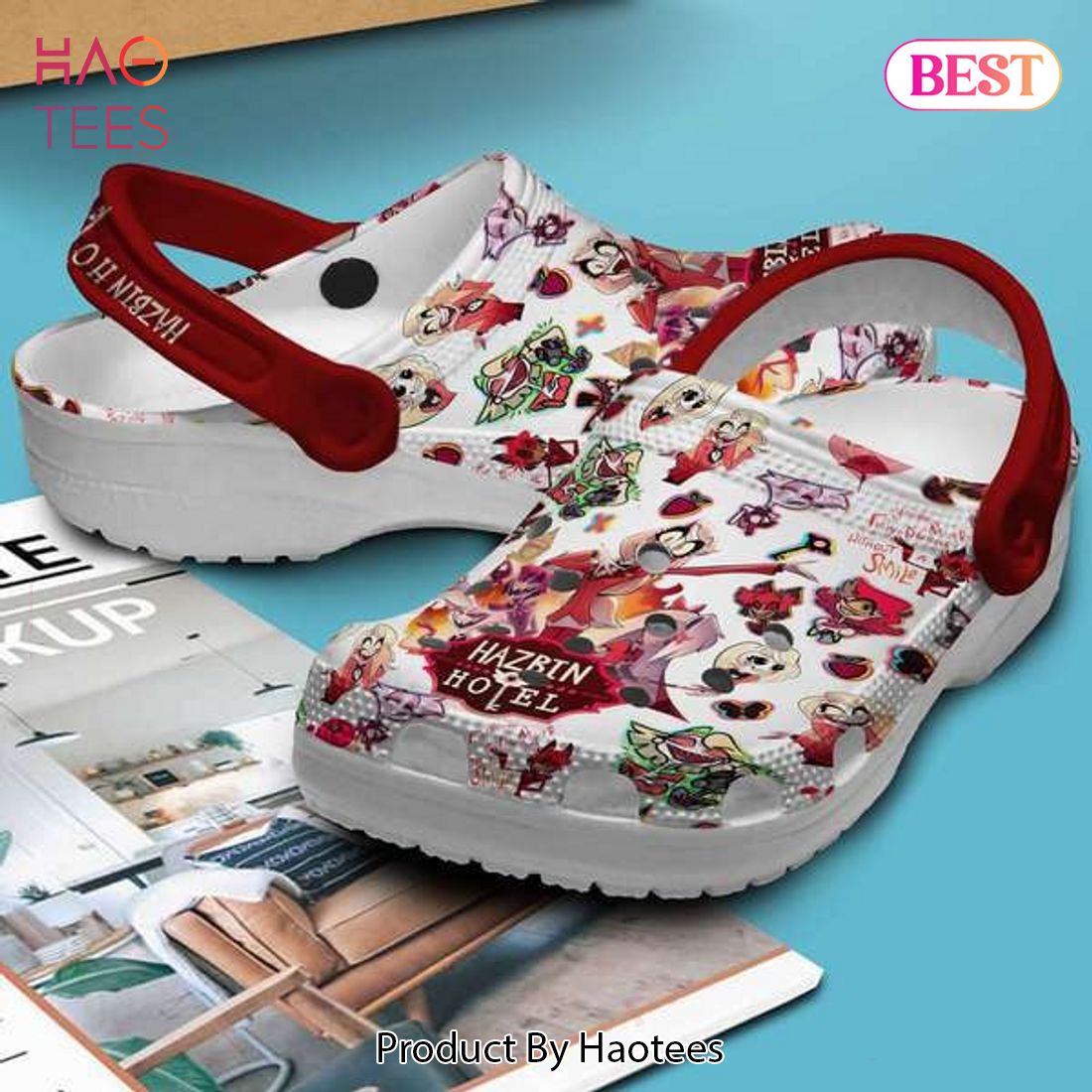 Hazbin Hotel TV Series Crocs Crocband Clogs Shoes Comfortable For Men Women and Kids Hazbin Hotel TV Series Crocs Crocband Clogs Shoes Comfortable For Men Women and Kids