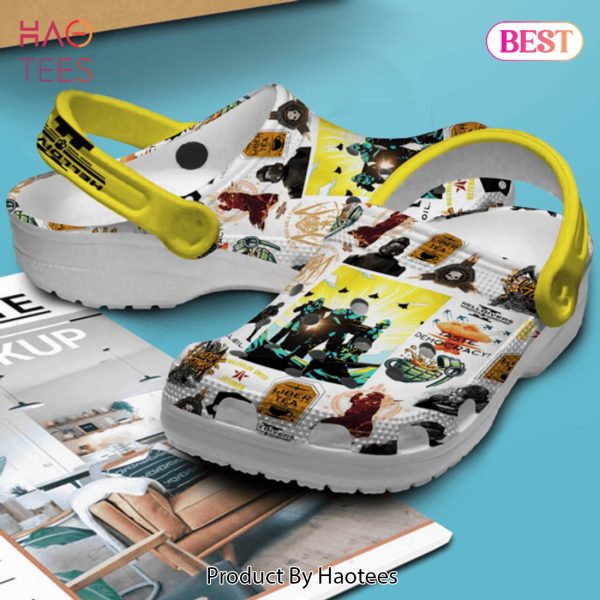 Helldivers Game Crocs Crocband Clogs Shoes Comfortable For Men Women and Kids