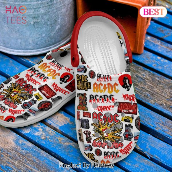 Highway to Hell AC DC Music Crocs Crocband Clogs Shoes Comfortable For Men Women and Kids