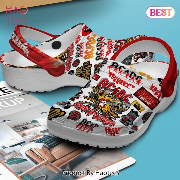 Highway to Hell AC DC Music Crocs Crocband Clogs Shoes Comfortable For Men Women and Kids
