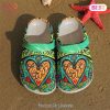 Hippie Personalized Butterfly Sunflower Clog Shoes Exclusive Hippie Personalized Butterfly Sunflower Clog Shoes Exclusive