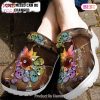 Hippie Personalized Butterfly Sunflower Clog Shoes Exclusive Hippie Personalized Butterfly Sunflower Clog Shoes Exclusive