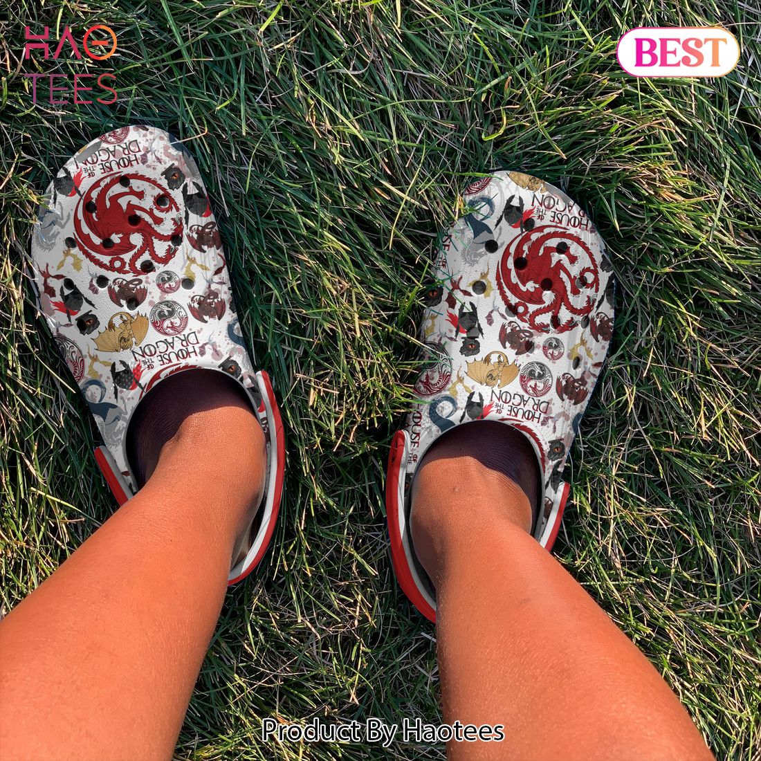 House Of The Dragon TV Series Crocs Crocband Clogs Shoes Comfortable For Men Women and Kids House Of The Dragon TV Series Crocs Crocband Clogs Shoes Comfortable For Men Women and Kids