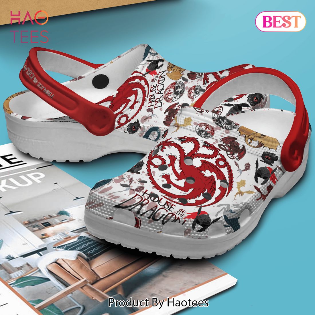 House Of The Dragon TV Series Crocs Crocband Clogs Shoes Comfortable For Men Women and Kids House Of The Dragon TV Series Crocs Crocband Clogs Shoes Comfortable For Men Women and Kids