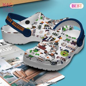 Houston Astros Baseball MLB Sport Crocs Crocband Clogs Shoes Comfortable For Men Women and Kids