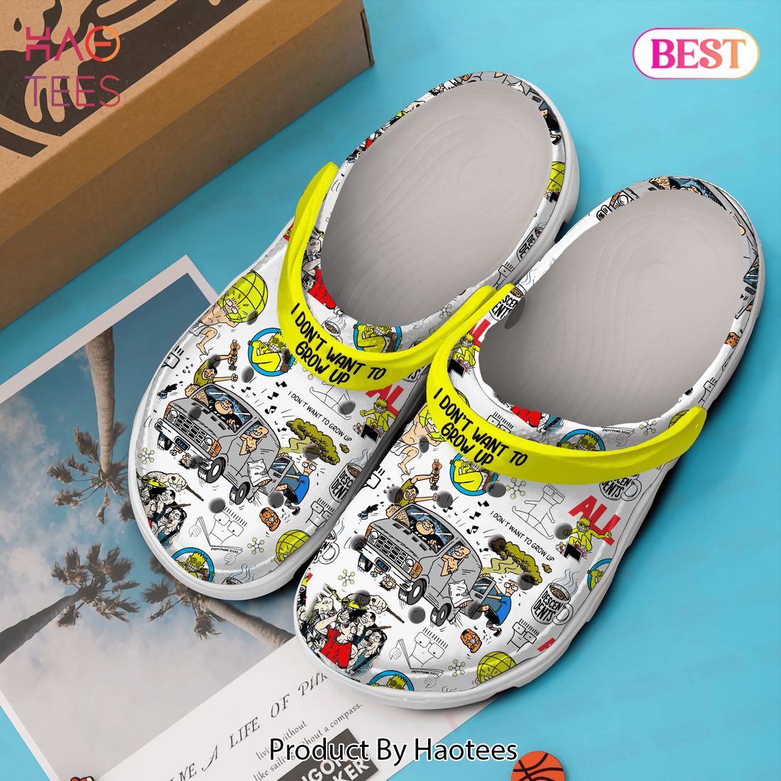 I Don't Want to Grow Up Descendants TV Series Crocs Crocband Clogs Shoes Comfortable For Men Women and Kids I Don't Want to Grow Up Descendants TV Series Crocs Crocband Clogs Shoes Comfortable For Men Women and Kids