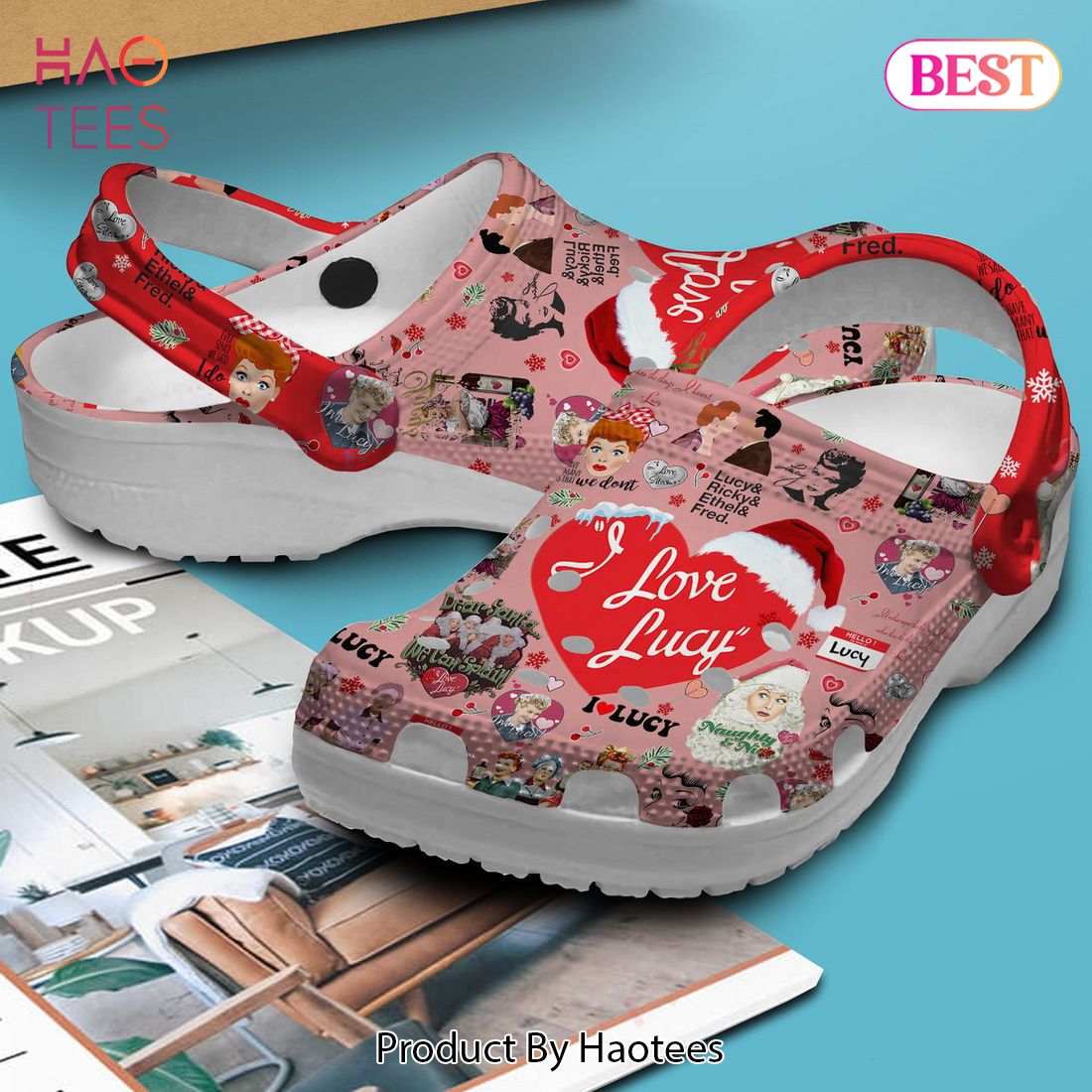 I Love Lucy TV Series Crocs Crocband Clogs Shoes Comfortable For Men Women and Kids I Love Lucy TV Series Crocs Crocband Clogs Shoes Comfortable For Men Women and Kids