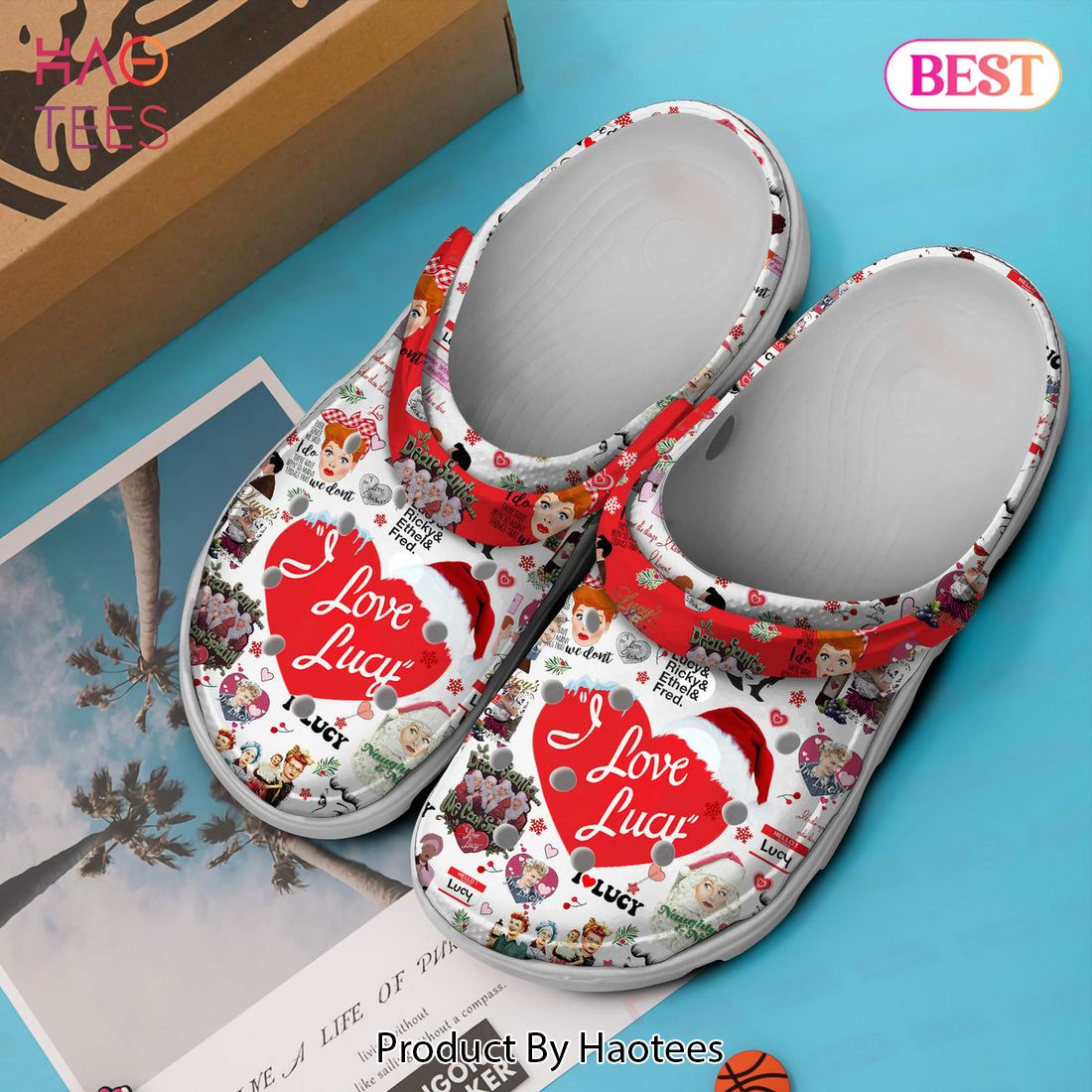 I Love Lucy TV Series Crocs Crocband Clogs Shoes Comfortable For Men Women and Kids I Love Lucy TV Series Crocs Crocband Clogs Shoes Comfortable For Men Women and Kids