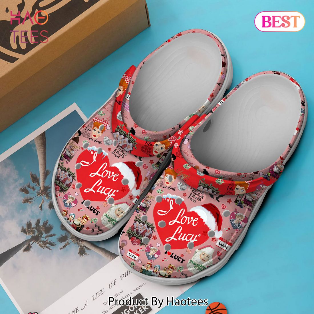 I Love Lucy TV Series Crocs Crocband Clogs Shoes Comfortable For Men Women and Kids I Love Lucy TV Series Crocs Crocband Clogs Shoes Comfortable For Men Women and Kids