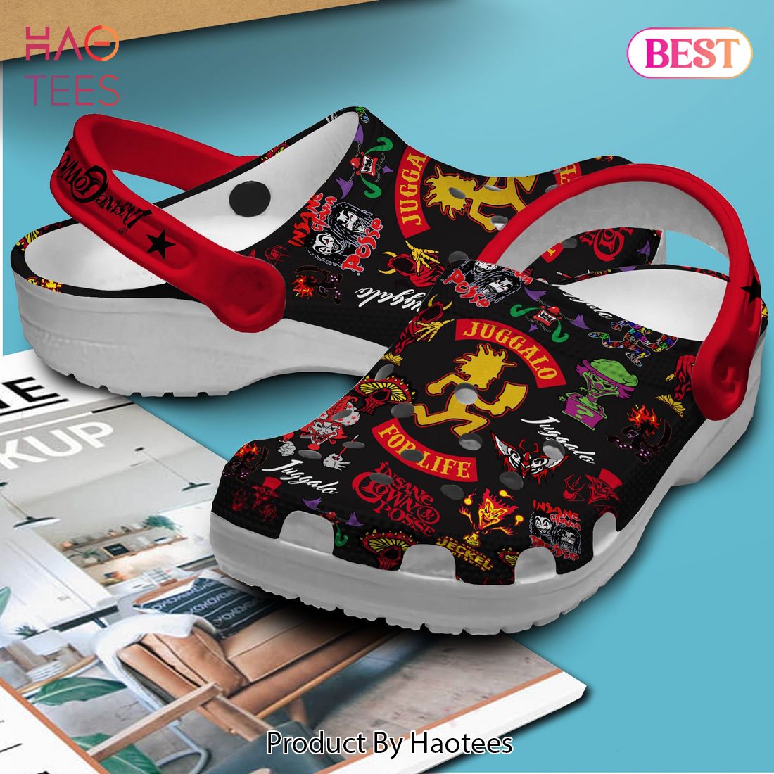 Insane Clown Posse Band Music Crocs Crocband Clogs Shoes Comfortable For Men Women and Kids Insane Clown Posse Band Music Crocs Crocband Clogs Shoes Comfortable For Men Women and Kids