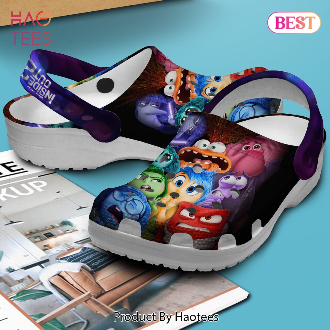 Inside Out 2 Cartoon Crocs Crocband Clogs Shoes Comfortable For Men Women and Kids Inside Out 2 Cartoon Crocs Crocband Clogs Shoes Comfortable For Men Women and Kids