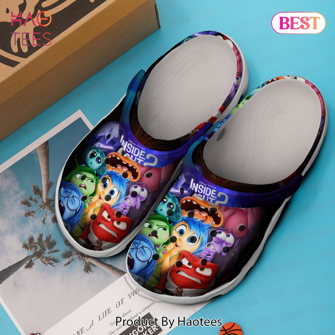 Inside Out 2 Cartoon Crocs Crocband Clogs Shoes Comfortable For Men Women and Kids Inside Out 2 Cartoon Crocs Crocband Clogs Shoes Comfortable For Men Women and Kids