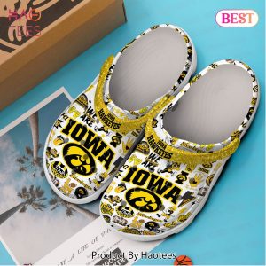 Iowa Hawkeyes NCAA Sport Crocs Crocband Clogs Shoes Comfortable For Men Women and Kids Exclusive