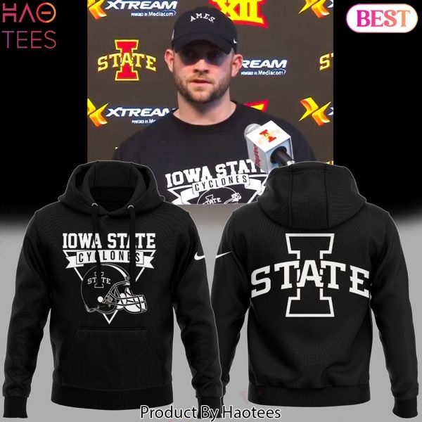 Iowa State Cyclones 2024 Football Black Hoodie