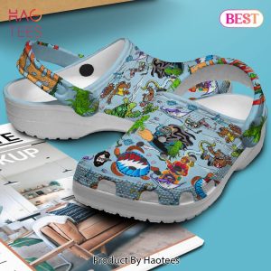 Jerry Garcia Music Crocs Crocband Clogs Shoes Comfortable For Men Women and Kids