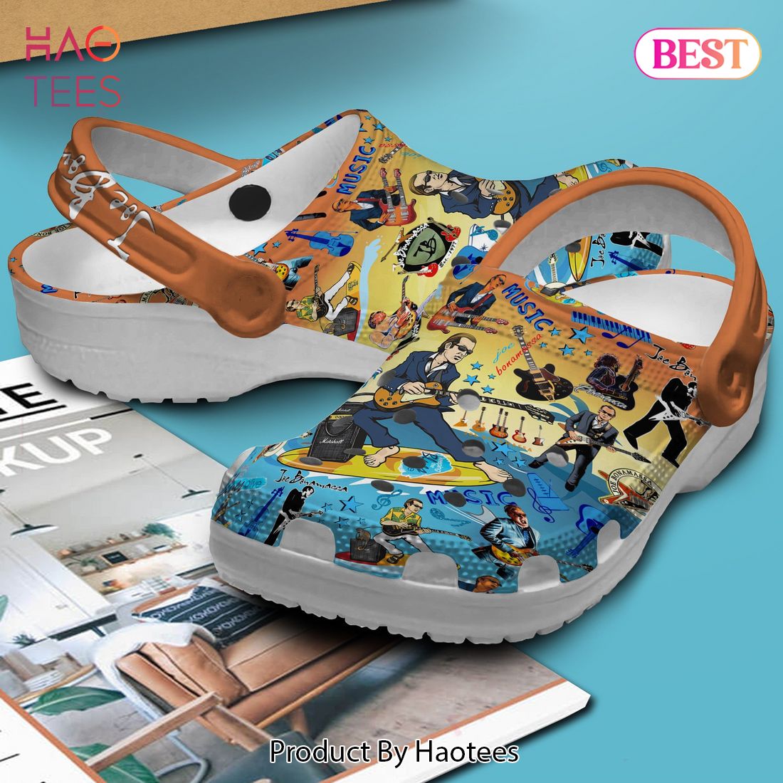 Joe Bonamassa Music Crocs Crocband Clogs Shoes Comfortable For Men Women and Kids Joe Bonamassa Music Crocs Crocband Clogs Shoes Comfortable For Men Women and Kids