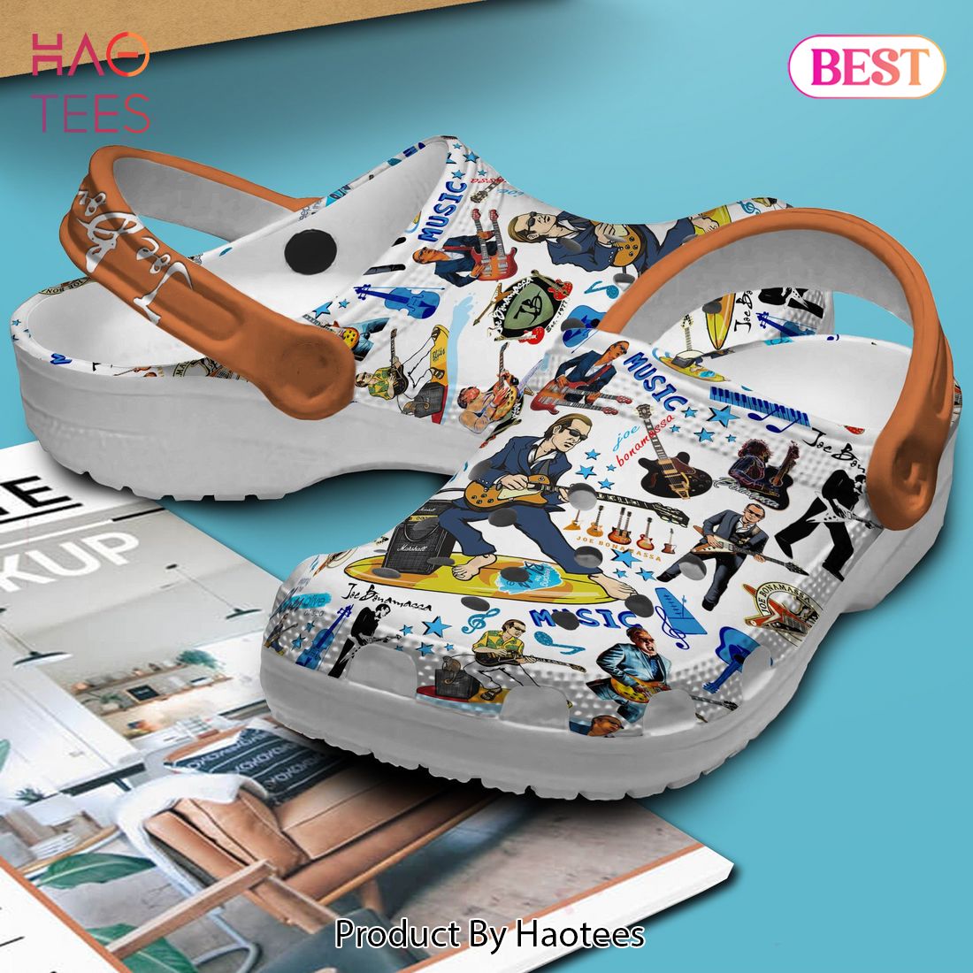 Joe Bonamassa Music Crocs Crocband Clogs Shoes Comfortable For Men Women and Kids Joe Bonamassa Music Crocs Crocband Clogs Shoes Comfortable For Men Women and Kids