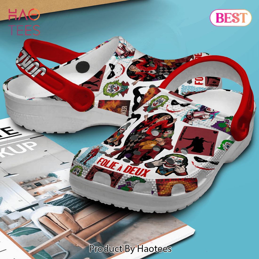 Joker Movie Crocs Crocband Clogs Shoes Comfortable For Men Women and Kids Joker Movie Crocs Crocband Clogs Shoes Comfortable For Men Women and Kids