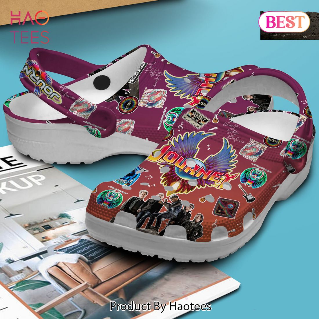 Jouney Music Crocs Crocband Clogs Shoes Comfortable For Men Women and Kids Exclusive Jouney Music Crocs Crocband Clogs Shoes Comfortable For Men Women and Kids Exclusive