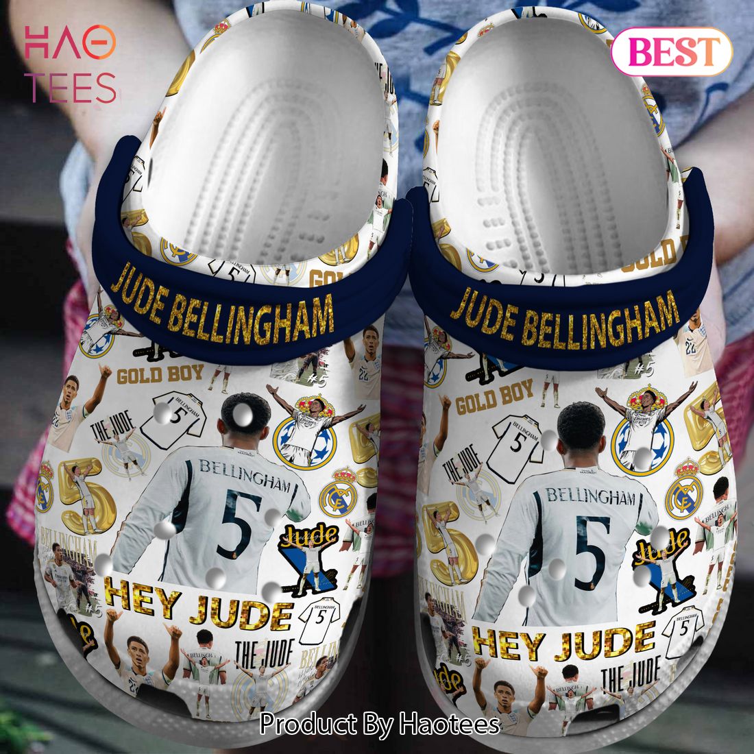 Jude Bellingham Sport Crocs Crocband Clogs Shoes Comfortable For Men Women and Kids Jude Bellingham Sport Crocs Crocband Clogs Shoes Comfortable For Men Women and Kids