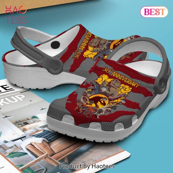 Jurassic Park 30th Anniversary Movie Crocs Crocband Clogs Shoes Comfortable For Men Women and Kids Exclusive